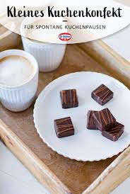 Kuchenkonfekt Fur Die Schnelle Kaffeepause Lebensmittel Essen Oetker Rezepte Vegan Backen