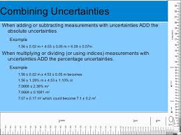 Physics 1 2b Errors And Uncertainties