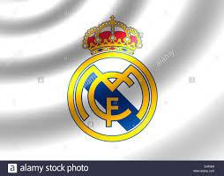 Unsere spanien madrid flaggen werden aus reißfestem polyester produziert. Real Madrid Cf Symbol Logo Flagge Stockfotografie Alamy