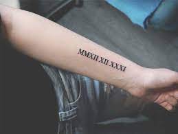 My First Tattoo Tattoo Arm Roman Numeral Date Tumblr Roman Numeral Tattoo Arm Tattoo Quotes Roman Numeral Tattoos