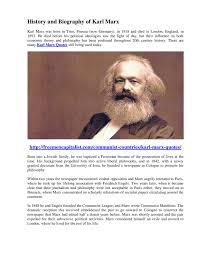 Karl marx, the son of hirschel and henrietta marx, was born in trier, germany, in 1818. Calameo History And Biography Of Karl Marx