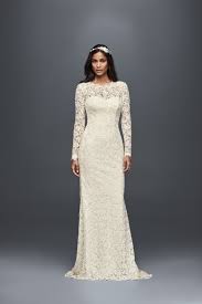 Long Sleeve Lace Sheath Wedding Dress David S Bridal Sheath Wedding Dress Lace Sheath Wedding Dress Long Sleeve Wedding Dress Lace
