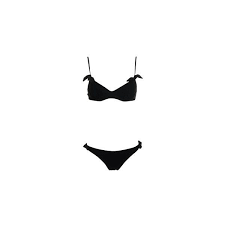 Bathing Suit Clipart Black And White Tomas Maier Tie Detail Bikini 370 Liked On Polyvore Featuring Swimwear Bikinis Swimsuits Sw In 2020 Black Bikini Strappy Underwire Bathing Suits Clothes Design