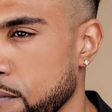 Mens Earrings, Diamond Earring Stud Mens Earrings 925 Silver, Gold Mens  Stud Earrings, Gold Diamond Earrings by Twistedpendant