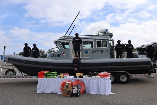 Donamos a la @ArmadaRD una embarcación marítima, fabricada por la empresa estadounidense SAFE Boats International y valorada en US$1.9 millones, para fortalecer las capacidades en la lucha contra las redes criminales transnacionales.