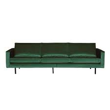 Schwarz / matt maße sofa: Retro Dreisitzer Sofa Vagonna In Grun Samt Mit Metall 4 Fuss Gestell