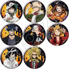 My hero academia izuku midoriya cosplay costume cheerleader cheerleading uniform crop top dress. My Hero Academia Halloween Character Badge Collection Tokyo Otaku Mode Tom