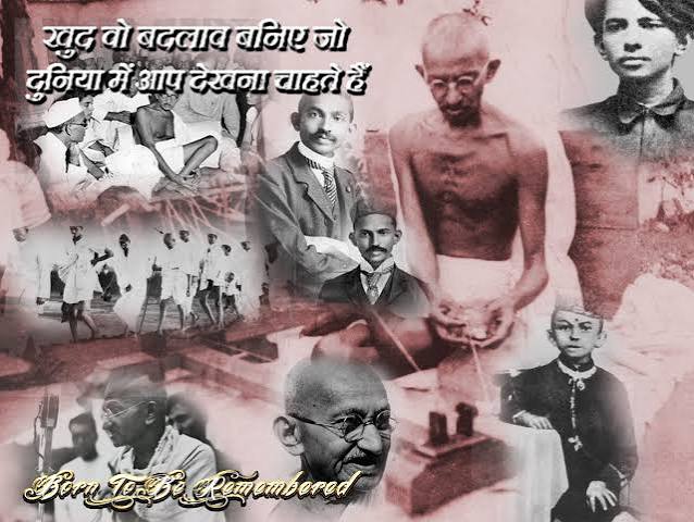 MAHATMA GANDHI *FATHER OF INDIAN NATION *Born on - October 2,1869 *Born at - Porbandar (Gujarat) *Real - Mohandas Karam Chand Gandhi *Childhood name - Manu/Monia *Father - Karam Chand Gandhi *Mother -