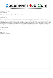 Once you have decided to change banks, you should approach the new bank to let them know you want to open a new business account. Application To Bank For Residential Address Changing