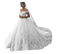 2020 popular 1 trends in weddings & events, mother & kids, home & garden, jewelry & accessories with princess cut wedding dresses and 1. Princess Women S Off Shoulder Lace Wedding Dresses For Bride 2020 Wedding Gowns Court Train Bridal Gowns Ivory 0 At Amazon Women S Clothing Store