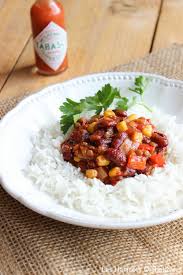 Chili Vegetarien Les Ingredients Pour 6 Personnes 500g De Haricots Rouges En Conserve 60g De Lent Chili Vegetarien Recette Vegetarienne Haricot Rouge