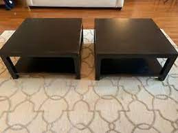 A coffee table is much more than a place for you to rest your wine glass at the end of the long day, it can tie together an entire room and be used as a focal piece to display all sorts. Pottery Barn Coffee Tables Stained Wood Ebay