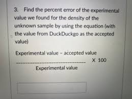 Solve for the actual value. Answered 3 Find The Percent Error Of The Bartleby