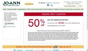 Check spelling or type a new query. Jo Ann Fabrics Coupons Discounts Reward Cards