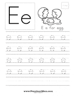 Help your kid write the abcs with these free letter tracing worksheets pdfs. Letter E Preschool Printables Preschool Mom