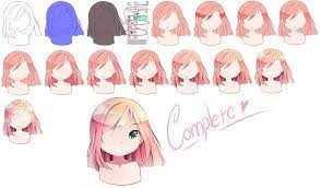 Tutorial Hair Coloring By Ina A Coloring Tutorial Drawing Hair Tutorial Anime Hair