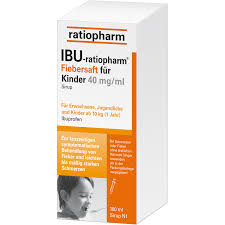 Ibu Ratiopharm Fiebersaft Fur Kinder 40 Mg Ml