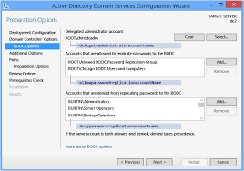 Install A Windows Server 2012 Active Directory Read Only Domain Controller Rodc Level 200 Microsoft Docs