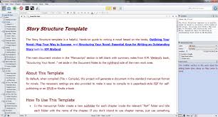 Scrivener Template For Outlining And Structuring Your Novel Helping Writers Become Authors Scrivener Templates Writing Life Writing A Book