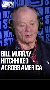 Bill Murray used to hitchhike all over the country and tells Howard that he  liked it so much he just might start doing it again. , Stream his full  interview now: sxm.app.link/BillMurray-HS25