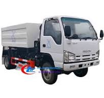 4x4 ISUZU ELF Offroad 3 ton hooklift truck and bins for sale ...