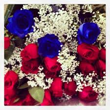 37 Rose Rosse E Blu Fiori Rose Rosse Rose