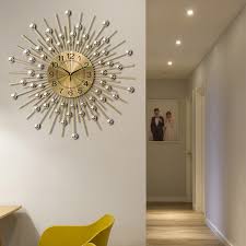 Wall clocks initially sound boring as the décor item, but if you select it with care, then they can add more meaning to the room and character to the décor of it must be something that represents you. European Wrought Iron Wall Clocks Decoration Crafts Wall Hanging Metal Mural Ornaments Home Living Room 3d Wall Gold Mute Colcks In Wall Stickers From Home Garden On Aliexpress 11 11 Double 11 Singles Day