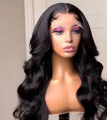 Body wave lace front human hair wig 18 glueless 150% density 4*4 closure wig