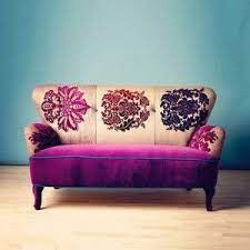 Damask Patchwork Sofa Haus Deko Dekor Couch Mobel