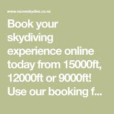 Book Your Skydiving Experience Online Today From 15000ft 12000ft Or 9000ft Use Our Booking Form To Check Availability Skydiving Experience Books Visa Card