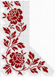Roses Everywhere Filet Lace 93 Cross Stitch Patterns Flowers Floral Cross Stitch Cross Stitch Border Pattern