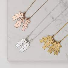 Kids Boy Girl Engraved Charms Pendant Rose Gold Silver Etsy In 2021 Mothers Necklace Handmade Gold Jewellery Sterling Silver Necklaces