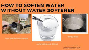 soften water without a water softener