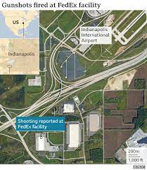 At least eight people were shot dead at a fedex warehouse in indianapolis late thursday before the gunman took his. E52e8pkztizb M
