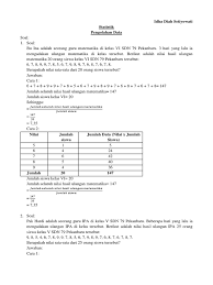 Apr 10, 2021 · kunci jawaban senang belajar matematika kelas 4 halaman 183. Contoh Latihan Soal Soal Matematika Statistik Kelas 4 Sd