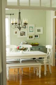 white dining table makeover