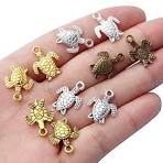 Aylifu 60pcs Sea Turtle Charms Alloy Tortoise Charm Pendant for DIY  Necklace Bracelet Jewelry Crafts Making Accessories,5 Colors