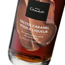 This release adds to the recent trend of combining salt and caramel. Salted Caramel Cacao Vodka Liqueur 500ml Hotel Chocolat