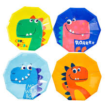Made and printed in the usa. 8pcs Set Disposable Tableware Paper Plates Cute Cartoon Dinosaur Printing For Wedding Birthday Decoration Party Supplies Disposable Party Tableware Aliexpress
