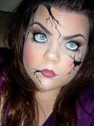 Broken Doll Halloween Makeup Easy Halloween Makeup Scary Halloween Makeup