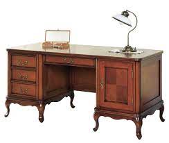 Möchten sie ihrem arbeitszimmer einen eleganten touch verleihen? Klassischer Schreibtisch Kirschbaum Massivholz Klassische Mobel Von Iter