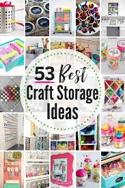 Over 40 craft room storage organization ideas for small spaces. 53 Best Craft Organization And Craft Storage Ideas The Heathered Nest