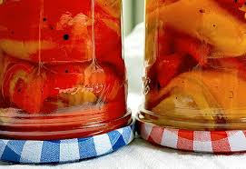 Paprika Einlegen Als Antipasti Rezept Gerostet Ohne Haut Paprika Einlegen Antipasti Rezepte Antipasti Rezepte Einlegen