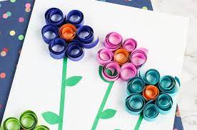 Kaum ein material ist so vielseitig beim basteln: Basteln Mit Kindern Im Fruhling Und Blumen Herstellen