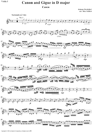 Canon And Gigue In D Major Piano Sheet Music Canon And Gigue In D Violin 3 Violin Sheet Music Sheet Music Book Sheet Music