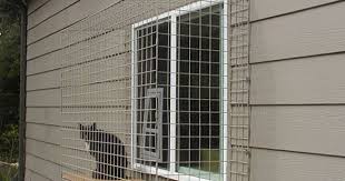 See all the insulated cat houses for outside for your cat. Outdoor Cat Enclosure Attached To Window With A Cat Window Home Decor At Repinned Net