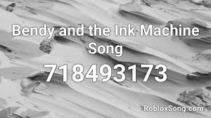We will check and give working roblox codes. Bendy And The Ink Machine Song Roblox Id Roblox Music Codes