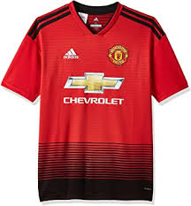 Shop 2020/21 home and away kits, as well as goalkeeper and third jerseys for the whole family. Amazon Com Adidas 2018 2019 Man Utd Home Football Shirt Kids Clothing