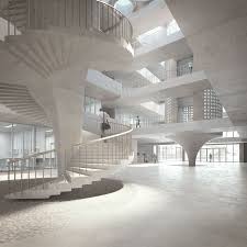 forschungsgebaude eth zurich boltshauser architekten zurich visualization nightnurse images architecture concrete interiors exterior design