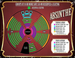 49 Extraordinary Absinthe Caesars Seating Chart
